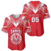 Custom Tahiti Football Baseball Jersey Coat Of Arms Polynesian Tribal Pattern