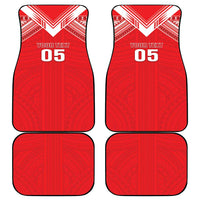 Tahiti Football Car Mats Coat Of Arms Polynesian Tribal Pattern LT05 - Polynesian Pride