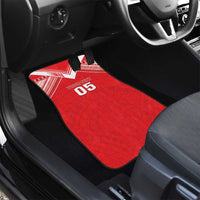 Tahiti Football Car Mats Coat Of Arms Polynesian Tribal Pattern LT05 - Polynesian Pride