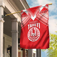 Tahiti Football Garden Flag Coat Of Arms Polynesian Tribal Pattern