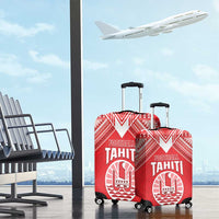 Tahiti Football Luggage Cover Coat Of Arms Polynesian Tribal Pattern
