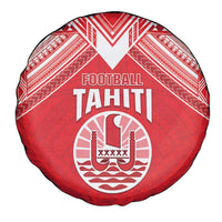 Tahiti Football Spare Tire Cover Coat Of Arms Polynesian Tribal Pattern