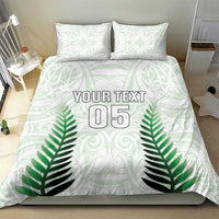 Custom New Zealand Fern Football Bedding Set Simple Style