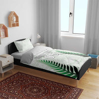 Custom New Zealand Fern Football Bedding Set Simple Style