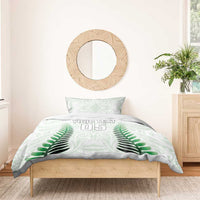 Custom New Zealand Fern Football Bedding Set Simple Style