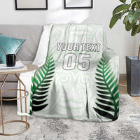 Custom New Zealand Fern Football Blanket Simple Style