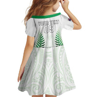 Custom New Zealand Fern Football Family Matching Tank Maxi Dress and Hawaiian Shirt Simple Style LT05 - Polynesian Pride