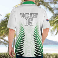 Custom New Zealand Fern Football Hawaiian Shirt Simple Style