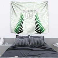 Custom New Zealand Fern Football Tapestry Simple Style