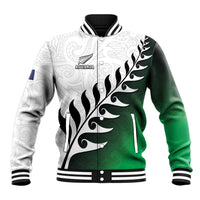 Custom New Zealand Football Baseball Jacket Go Aotearoa