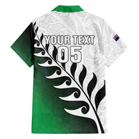 Custom New Zealand Football Family Matching Off The Shoulder Long Sleeve Dress and Hawaiian Shirt Go Aotearoa LT05 - Polynesian Pride