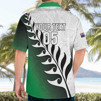 Custom New Zealand Football Hawaiian Shirt Go Aotearoa