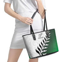New Zealand Football Leather Tote Bag Go Aotearoa