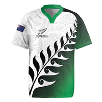 Custom New Zealand Football Rugby Jersey Go Aotearoa