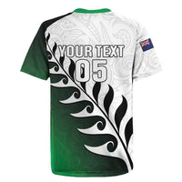 Custom New Zealand Football Rugby Jersey Go Aotearoa