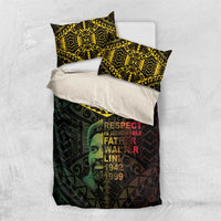 Happy Vanuatu Father Lini Day Bedding Set
