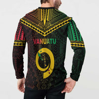 Happy Vanuatu Father Lini Day Button Sweatshirt