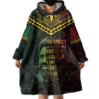 Happy Vanuatu Father Lini Day Wearable Blanket Hoodie