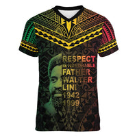 Happy Vanuatu Father Lini Day Women V-Neck T-Shirt