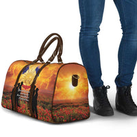 ANZAC Day Travel Bag Remembrance Tribute Soldiers And Poppy Field LT05 - Polynesian Pride