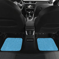 Personalised Fiji Day 2026 Car Mats Masi Tapa Pattern With Palm Tree