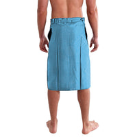 Personalised Fiji Day 2026 Lavalava Masi Tapa Pattern With Palm Tree