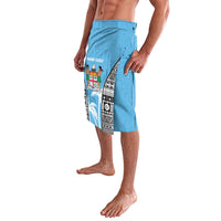 Personalised Fiji Day 2026 Lavalava Masi Tapa Pattern With Palm Tree