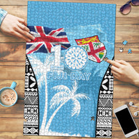 Fiji Day 2026 Puzzle Masi Tapa Pattern With Palm Tree