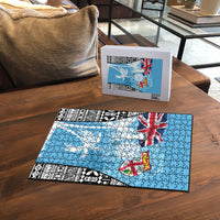 Fiji Day 2026 Puzzle Masi Tapa Pattern With Palm Tree