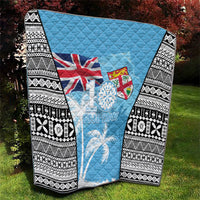 Fiji Day 2026 Quilt Masi Tapa Pattern With Palm Tree