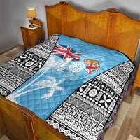 Fiji Day 2026 Quilt Masi Tapa Pattern With Palm Tree