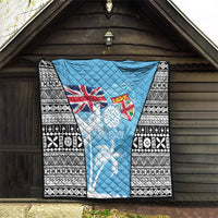 Fiji Day 2026 Quilt Masi Tapa Pattern With Palm Tree