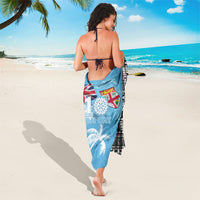 Fiji Day 2026 Sarong Masi Tapa Pattern With Palm Tree