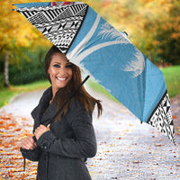 Fiji Day 2026 Umbrella Masi Tapa Pattern With Palm Tree