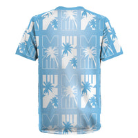 Bula Fiji Rugby Jersey Blue Makare Masi Tapa Pattern