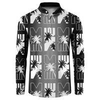 Bula Fiji Button Sweatshirt Black Makare Masi Tapa Pattern