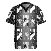 Bula Fiji Rugby Jersey Black Makare Masi Tapa Pattern