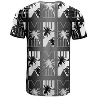 Bula Fiji T Shirt Black Makare Masi Tapa Pattern