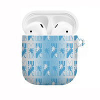 Bula Fiji AirPods Case White Makare Masi Tapa Pattern