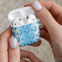 Bula Fiji AirPods Case White Makare Masi Tapa Pattern
