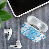 Bula Fiji AirPods Case White Makare Masi Tapa Pattern