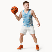 Bula Fiji Basketball Jersey White Makare Masi Tapa Pattern