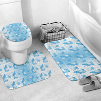 Bula Fiji Bathroom Set White Makare Masi Tapa Pattern