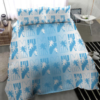 Bula Fiji Bedding Set White Makare Masi Tapa Pattern