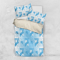 Bula Fiji Bedding Set White Makare Masi Tapa Pattern