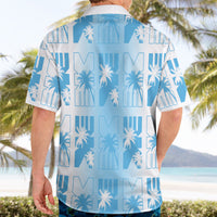 Bula Fiji Hawaiian Shirt White Makare Masi Tapa Pattern