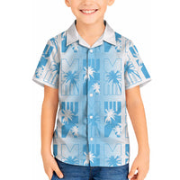 Bula Fiji Hawaiian Shirt White Makare Masi Tapa Pattern