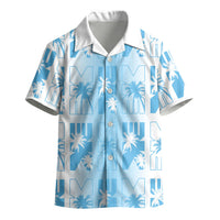 Bula Fiji Kid Hawaiian Shirt White Makare Masi Tapa Pattern
