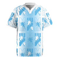 Bula Fiji Rugby Jersey White Makare Masi Tapa Pattern