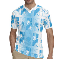 Bula Fiji Rugby Jersey White Makare Masi Tapa Pattern